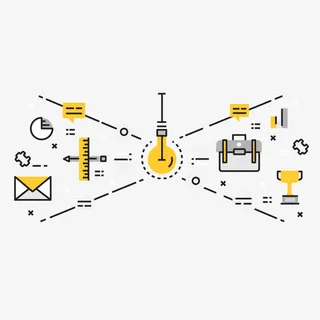 信息化MEB风格元素免抠