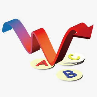 字母箭头指标免抠