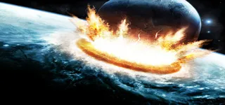 火星撞地球背景高清