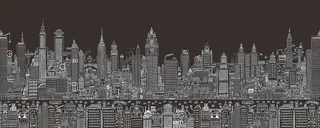 彩色剪影背景高清