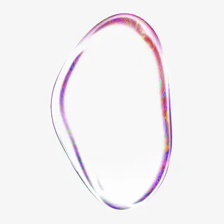 彩色透明png气泡免抠