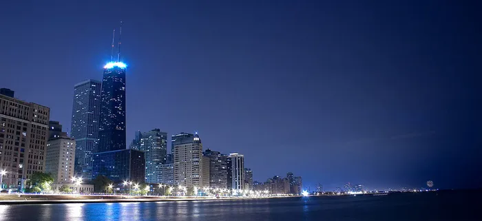 城市夜景海报素材高清