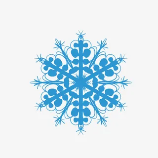 花纹底纹 雪花 装饰图案 淡蓝色免抠