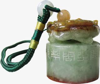 翡翠玉器项链雕刻免抠