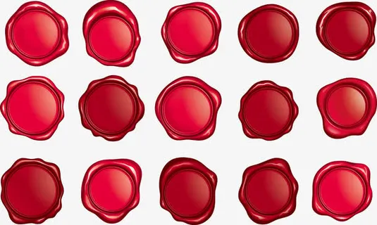 火漆印矢量免抠