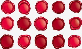 火漆印矢量免抠