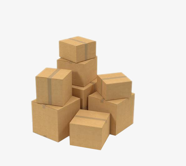 堆放在一起的包裹免抠