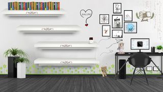 电脑桌面DIY背景壁纸立体高清