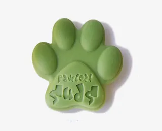 绿色的小脚丫装饰图片免抠