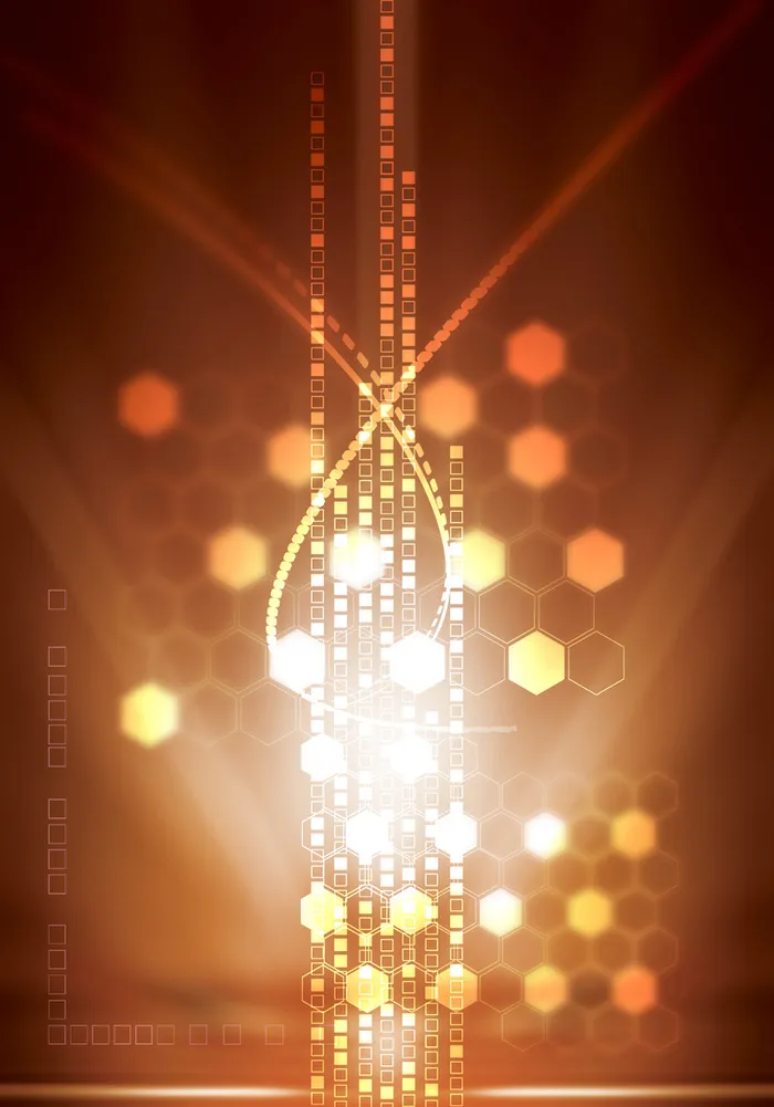 立体空间方格动感背景高清