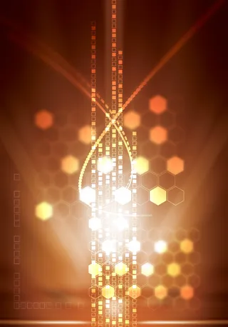 立体空间方格动感背景高清