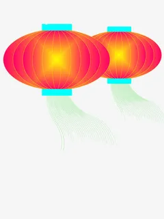 闪亮的灯笼免抠