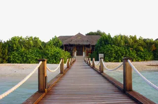 马尔代夫满月岛摄影图免抠