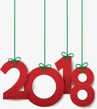 红色悬挂庆祝免抠