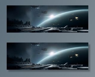 科幻太空大气设计banner背景免抠