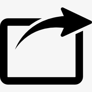 照片分享右箭头符号图标免抠