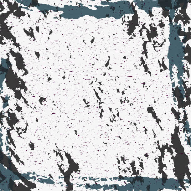 绿色碎片边框免抠