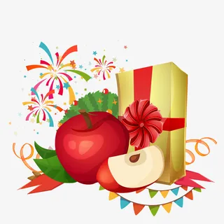 卡通平安果圣诞节设计元素免抠