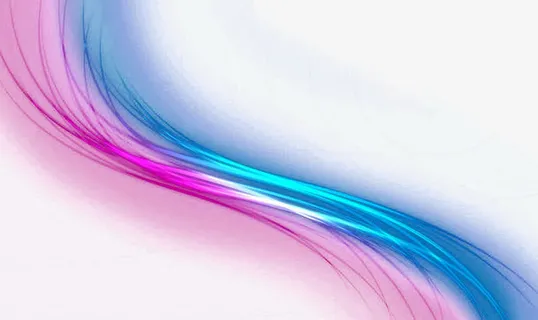 彩色光效线条免抠