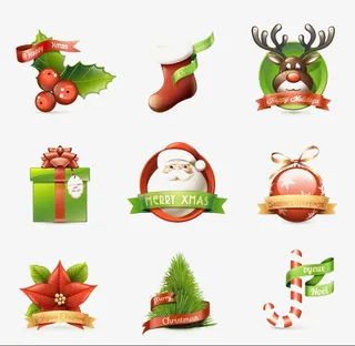 圣诞装饰免扣素材免抠
