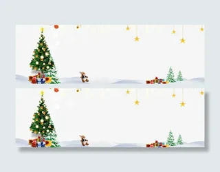 圣诞节banner海报素材