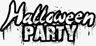 黑色复古艺术字免抠