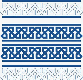 中国风横花纹免抠