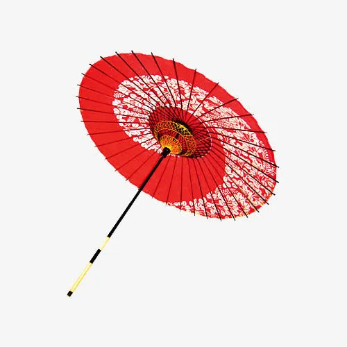 古典雨伞免抠