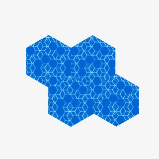 科技感的蜂窝格免抠