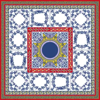 中国花纹式图案素材免抠