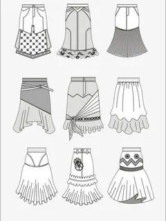 女士打底裙免抠