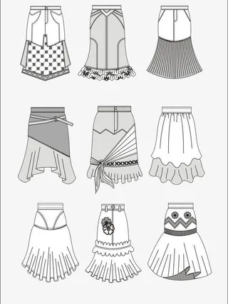 女士打底裙免抠