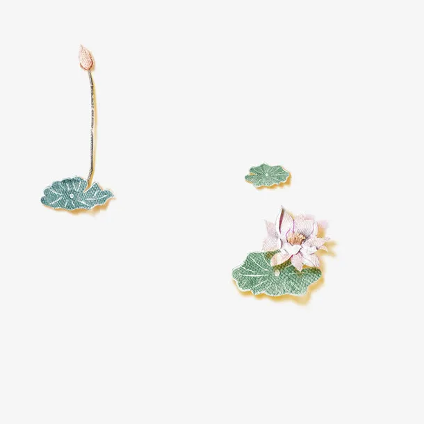 中国风荷花免费Png素材免抠