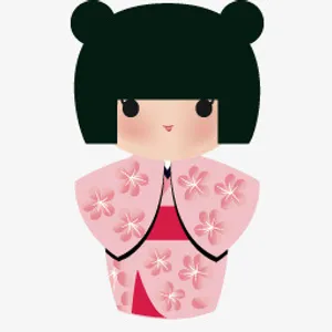 日本娃娃女孩Japanese-dolls-icons免抠