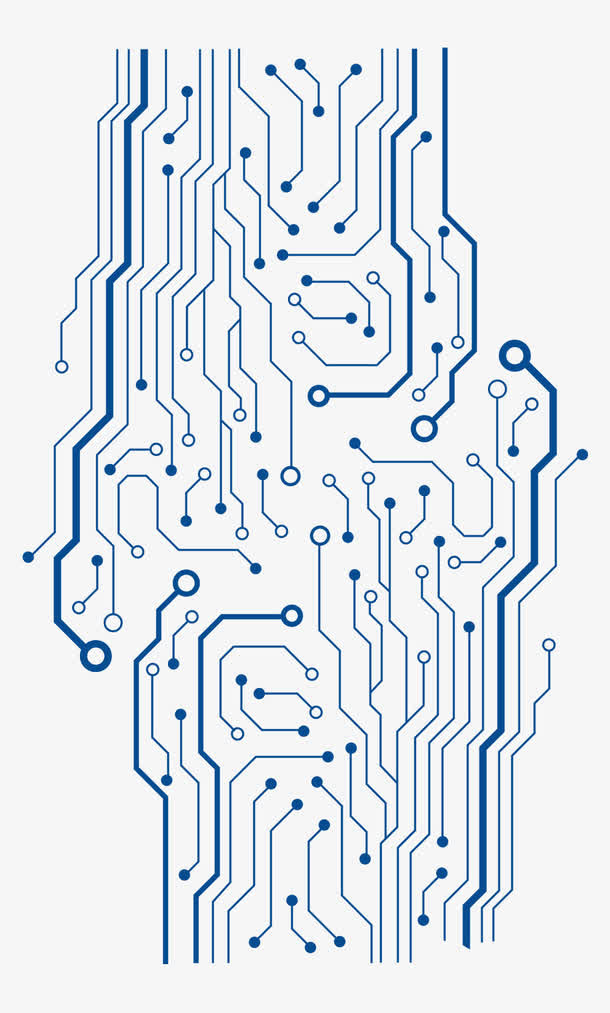 深蓝色科技电子商务背景装饰图案
