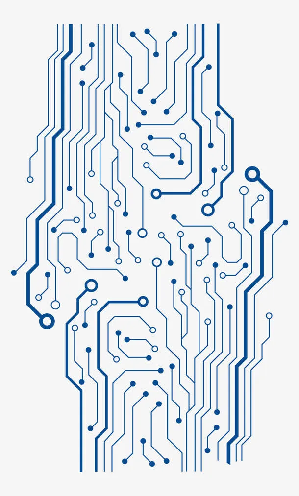 深蓝色科技电子商务背景装饰图案