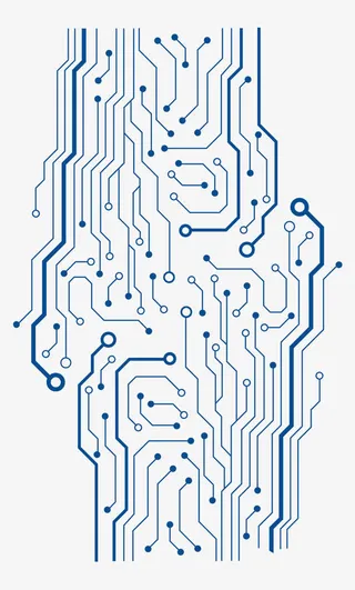 深蓝色科技电子商务背景装饰图案