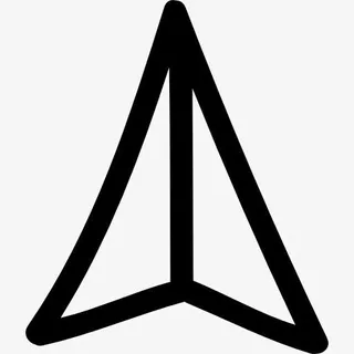 箭头指向了手绘的符号图标免抠