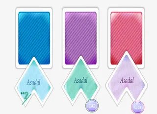 方形菱角线条免抠