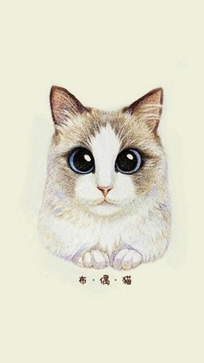 可爱猫咪H5背景高清