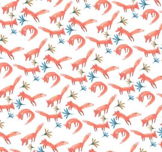 手绘红色狐狸图标免抠