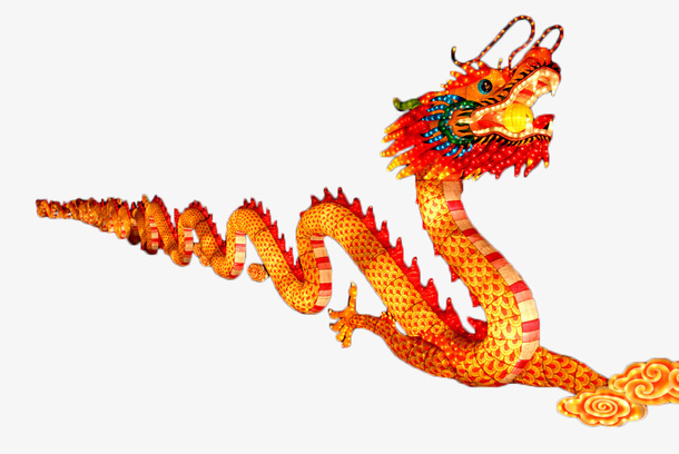 中国节日庆祝龙灯免抠