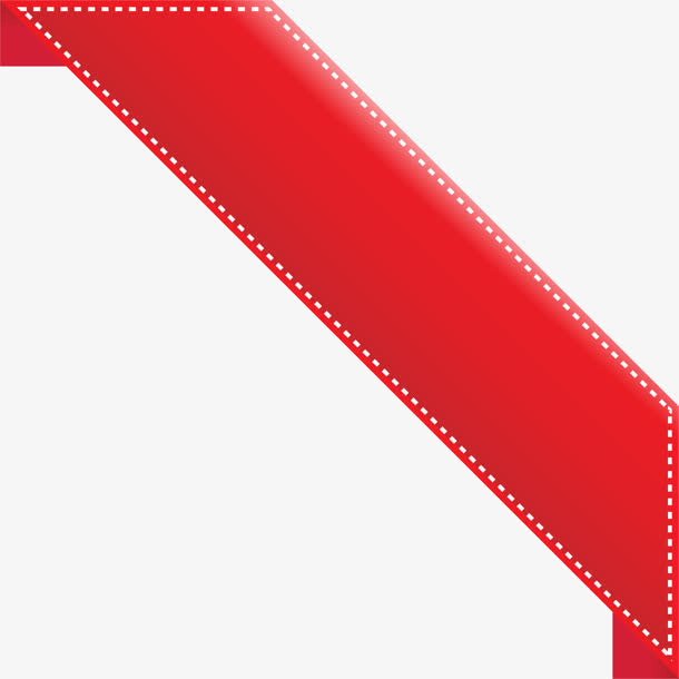 红色折叠纸张图片免抠