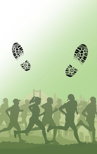 定向越野社团活动宣传海报背景素材高清