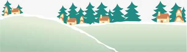 松树房子雪免抠