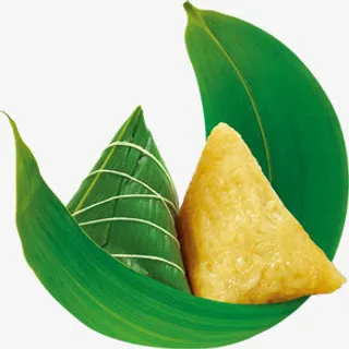 唯美粽香情浓端午节素材免抠