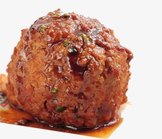 油炸狮子头免抠