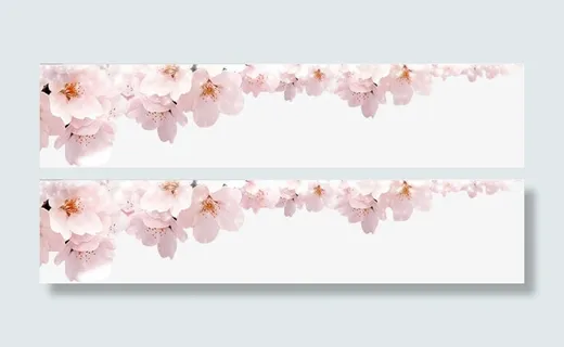 红色梅花 顶部装修免抠