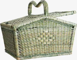 春天编织花篮设计免抠