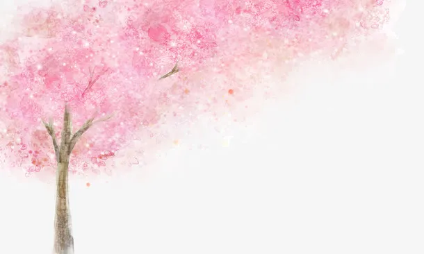 樱花树免抠